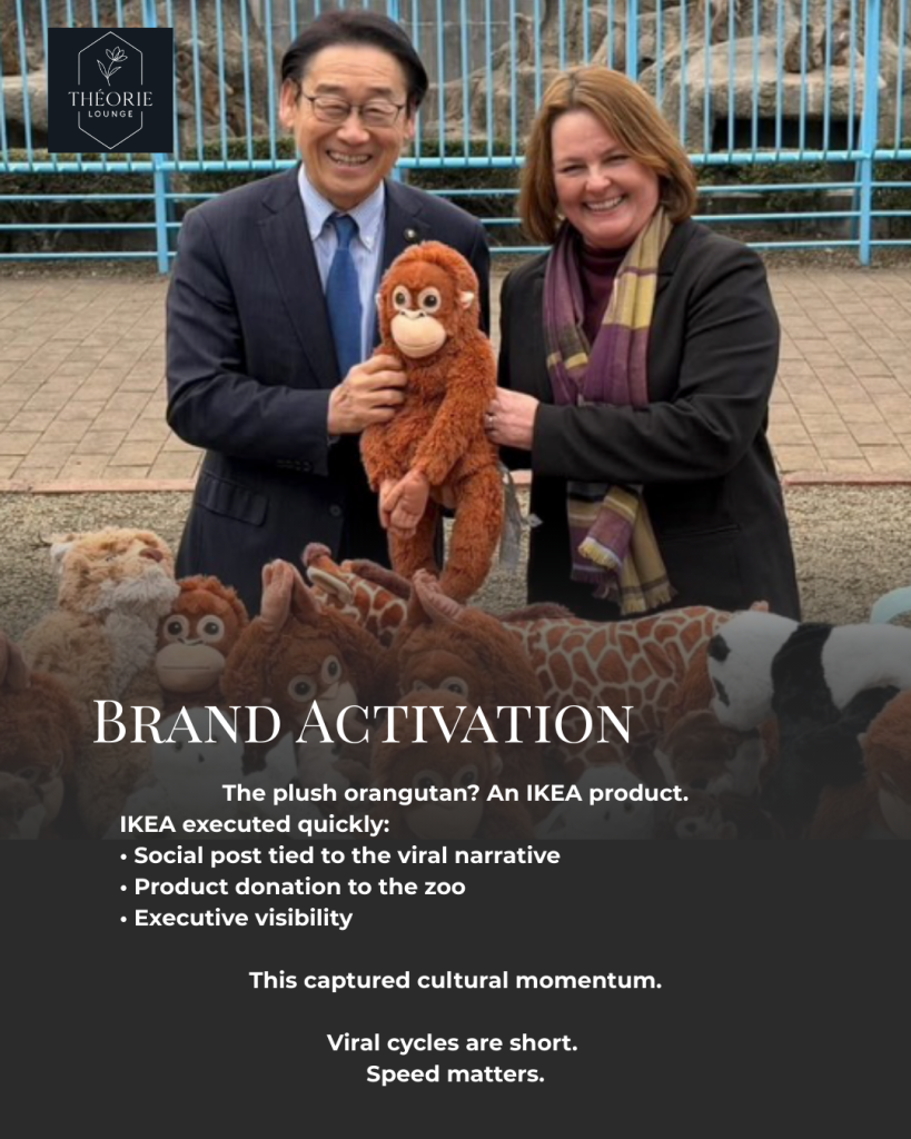 Slide for Punch the Monkey and Ikea CEO donation to zoo.